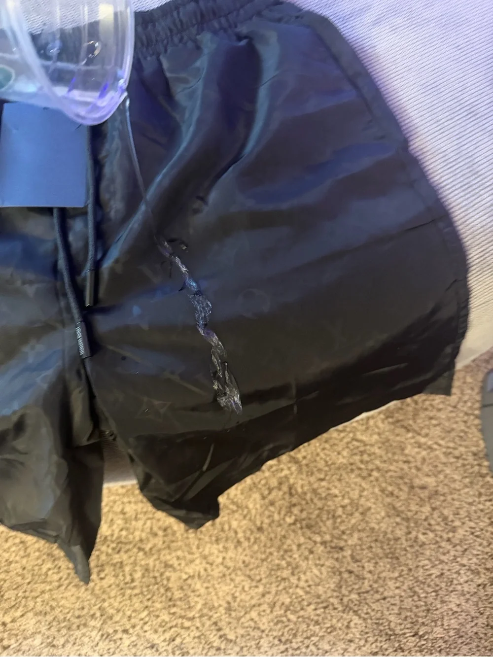 Louis Vuitton Black Men’s Monogram Swim Shorts